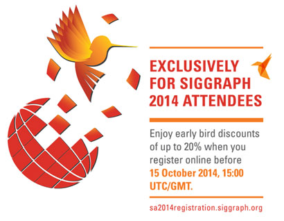 SIGGRAPH Asia 2014 Discount