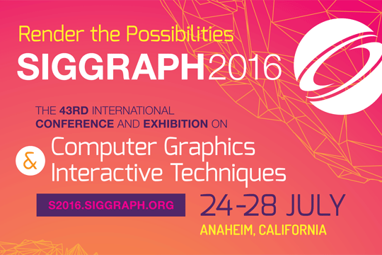 SIGGRAPH 2016 Advance Program
