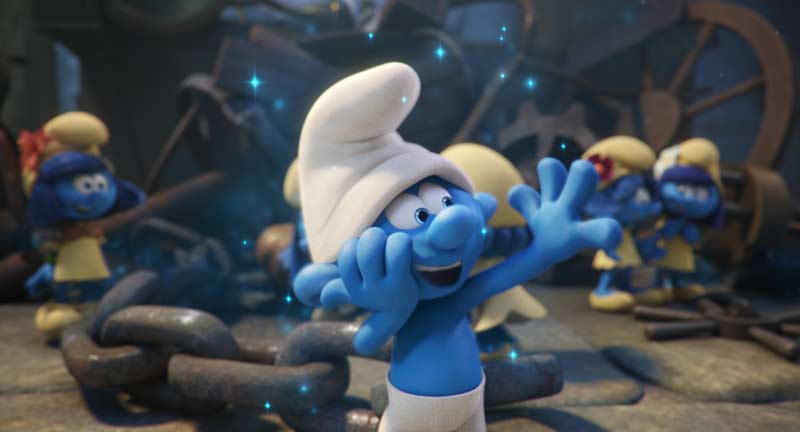 Photos from Smurfs: The Lost Village Stars Hanging With Their Smurf  Characters