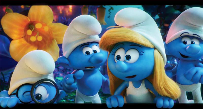 Smurfette and friends