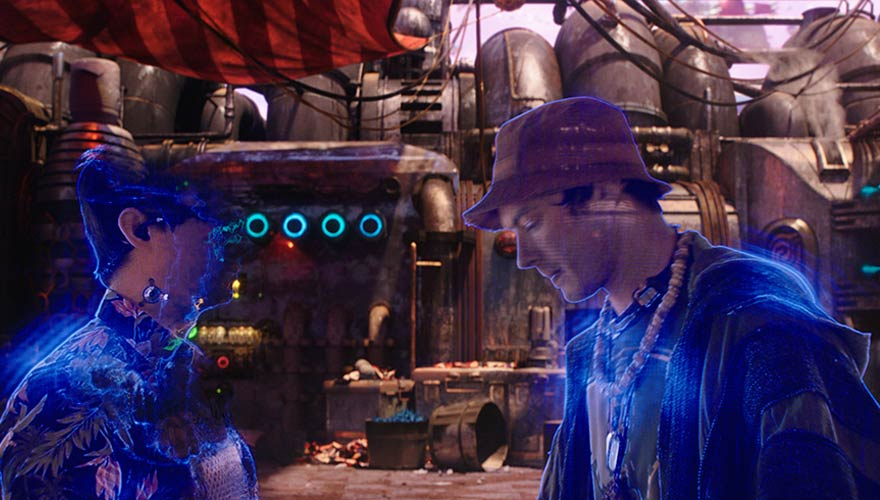 Still from the film Valerian and the City of a Thousand Planets