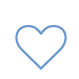 blue heart icon