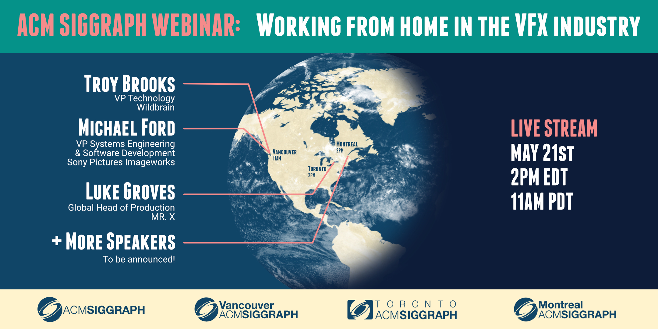 Acm Siggraph Webinar Working From Home In Vfx Acm Siggraph Acm Siggraph Webinar Working From Home In Vfx Acm Siggraph