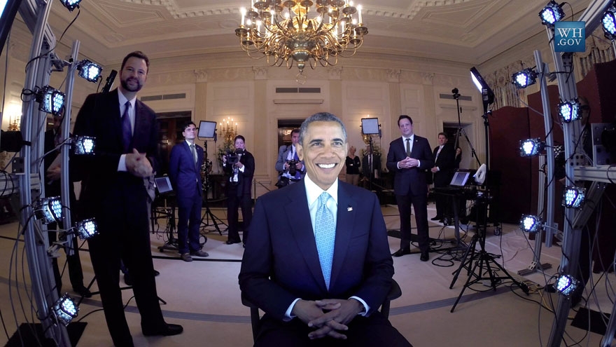 Paul Debevec 3D scans President Obama